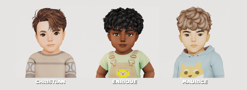 Галерея мода Сет причесок для малышей Infant Hair Conversions Pt.1 #1